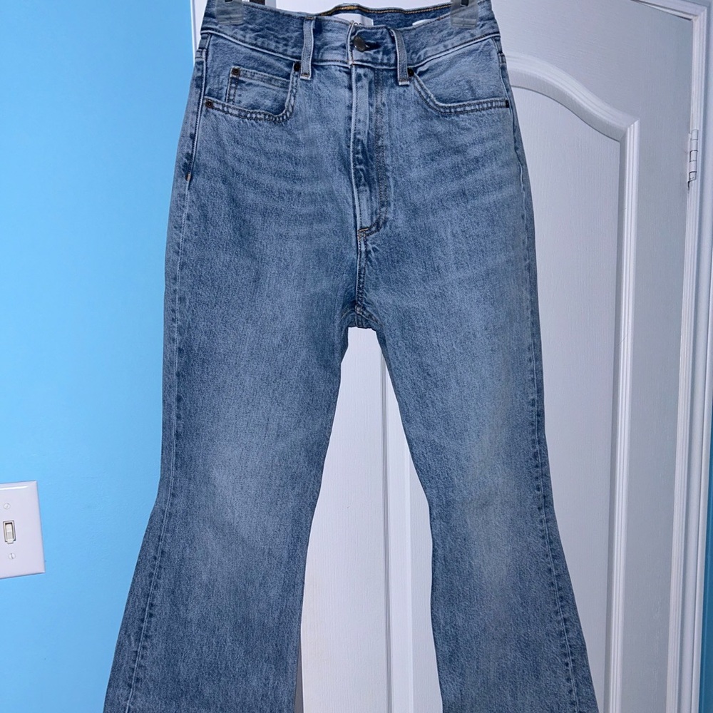 Denim Forum The Marlene '60s High Rise Flare Jeans